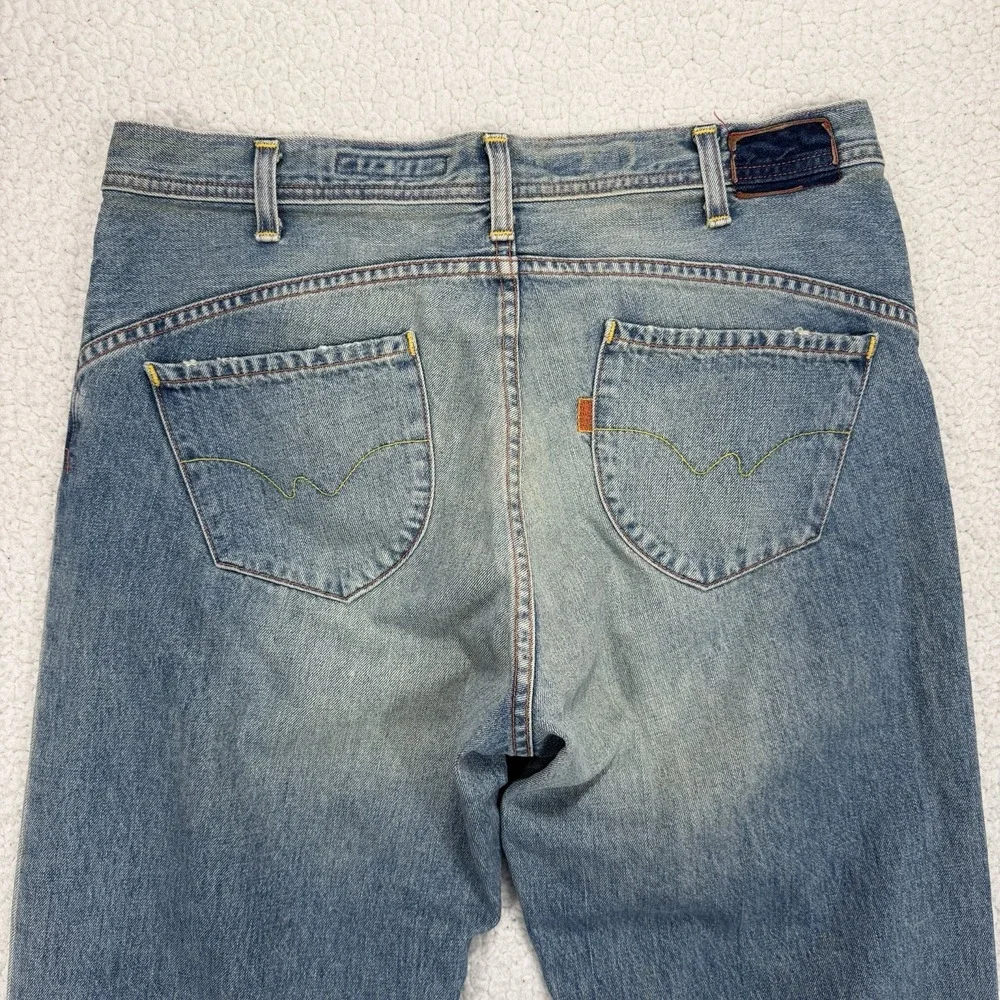 VTG AG The Trip Wide Leg Jeans Men's 36x30 USA Made Y2K Streetwear Grunge Skater